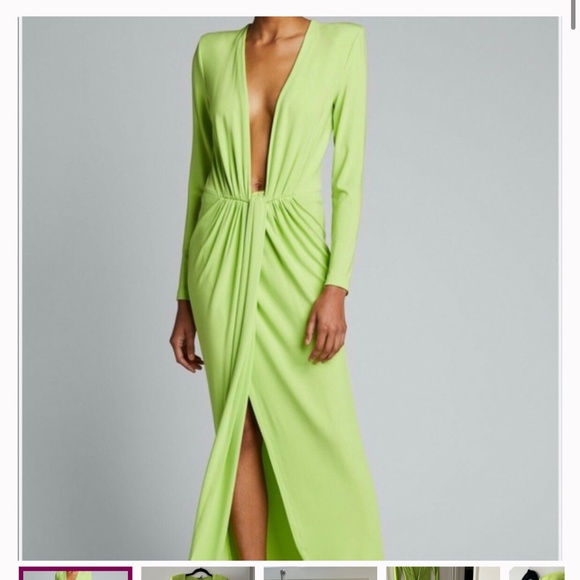 Gauge81 V Neck Gown in Black ! - Picture 1 of 6